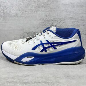 Asics Gel Resolution X Tennis Shoes - Men's Size 9 - White Blue